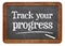 Track your progress advice on blackb oard