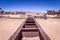 Tracks at train cementary near Uyuni