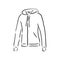 Tracksuit vector sport fashion garment man, tracksuit, vector sketch illustration