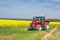 Tracktor in field