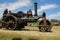 Traction Engine on Display at a Steam Rally