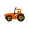 Tractor agricultural machinery, farm equipment vector Illustration on a white background