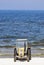 Tractor on the beach, Poland.