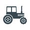 Tractor black icon