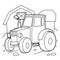 Tractor Coloring Page