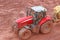 Tractor on a construction site