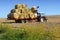 Tractor driven straw bales