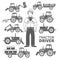 Tractor Driver Icons