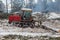 Tractor for export of timber logs