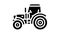 tractor farm transport glyph icon animation