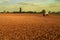 Tractor on a field