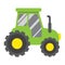 Tractor flat icon, transport and vehicle