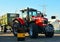 Tractor Massey Ferguson 7726 during the Belagro 2019 International Trade Fair