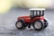 Tractor miniature concept background