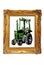Tractor in picture frame