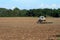 Tractor Planting The Field