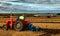 Tractor and Ploughing,Near Wick, Caithness,Scotland,Uk