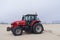 Tractor Raking a Beach in California
