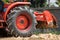 Tractor Rotary Tiller on Kubota Tractor