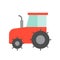 tractor simple flat icon