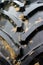 Tractor tire tread background