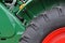 Tractor tyre detail