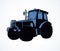 Tractor. Vector drawing