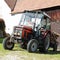 Tractor with wood