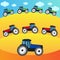 Tractors on the field