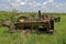 Tractors fill up a junkyard