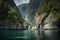 Tracy Arm\\\'s rugged beauty and glacially carved cliffs
