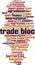 Trade bloc word cloud