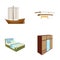 Trade, history, textiles and other web icon in cartoon style. door, furniture, business, icons in set collection.