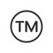 Trade Mark Icon. Legal Identity Vector Illustration Logo Template. Flat Formal Sign Symbol for Trade