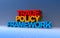 trade policy framework on blue