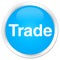 Trade premium cyan blue round button