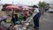 Traders show their fish to buyers at the Tanjung Kait Fish Auction Place, Tangerang Regency, Wednesday (12/30/2020).