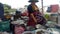 Traders show their fish to buyers at the Tanjung Kait Fish Auction Place, Tangerang Regency, Wednesday (12/30/2020).