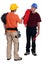 Tradesmen shaking hands