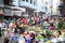 Trading activities at the downtown Yangon market