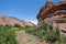 Trading Post Trail in Red Rocks Park and amphitheater in Morrison Colorado