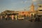 Trading in the square Jemaa el-Fna, Marakesh, Morocco.