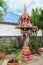 Tradional Thai Spirit house in backyrd of home