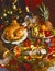 Tradirional Christmas Foods. Roast Turkey.