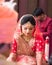 Traditinal Indian bride in shaadi mandap - India Ahmedabad