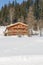 Traditinal wooden farm house in Tirol Austria