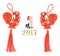 Tradition Chinese knot: Cloth doll Rooster
