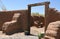 Traditional Adobe wall and Arched entrance