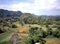 Traditional agriculture in the Vinales Valley with drying houses