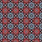 Traditional Ajrak Pattern, Vector Illustration